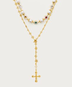 Daisy Molecule Necklace Set