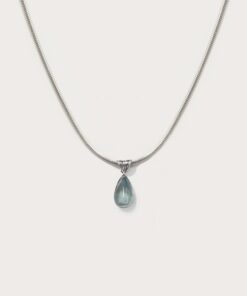 Waterdrop Necklace in Marine Blue